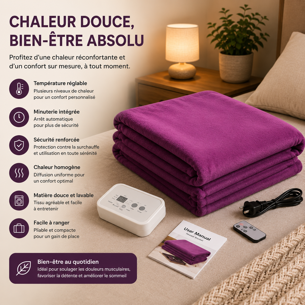 Couverture de Sauna Infrarouge Portable