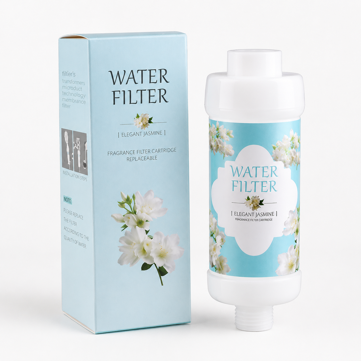 Cartouche filtrante Nolysse parfum Jasmin, avec sa boîte